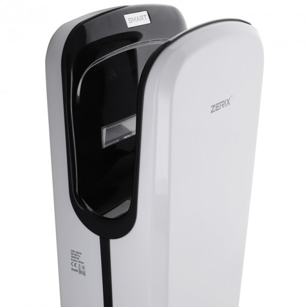 Сушарка для рук ZERIX 2000 автоматична, пластиковий корпус, 2000 Вт